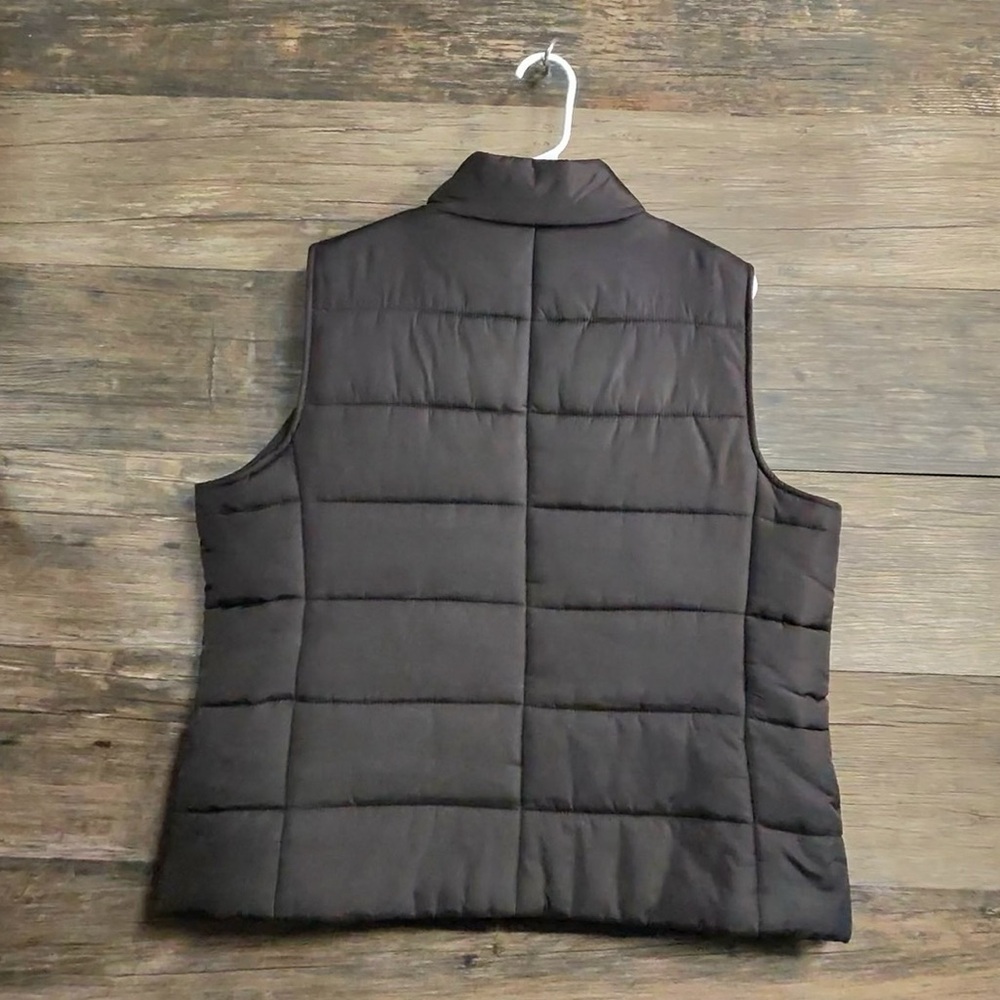Daisy Fuentes Black Quilted Vest - Picture 7 of 7